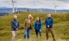 Left to right: Nicky Cuff, Asset Manager (Beinn Ghlas), Nadara; Erin Murchie, Community Relations Manager, Nadara; Fiona Lindsay, MD, Reblade; Steven Lindsay, Technical Director, Reblade.