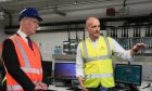 Scottish First Minister John Swinney (left) visits the Chivas Brothers Strathclyde Distillery in Glasgow to announce funding for decarbonisation projects.