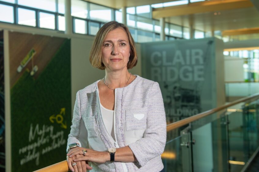 Doris Reiter, Senior Vice President of BP North Sea at the firm's Aberdeen HQ.