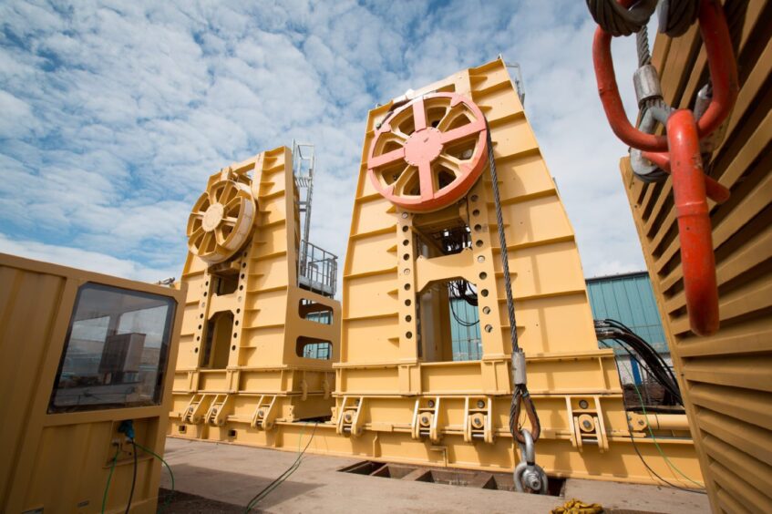 Maritime Developments rental reel drive system 