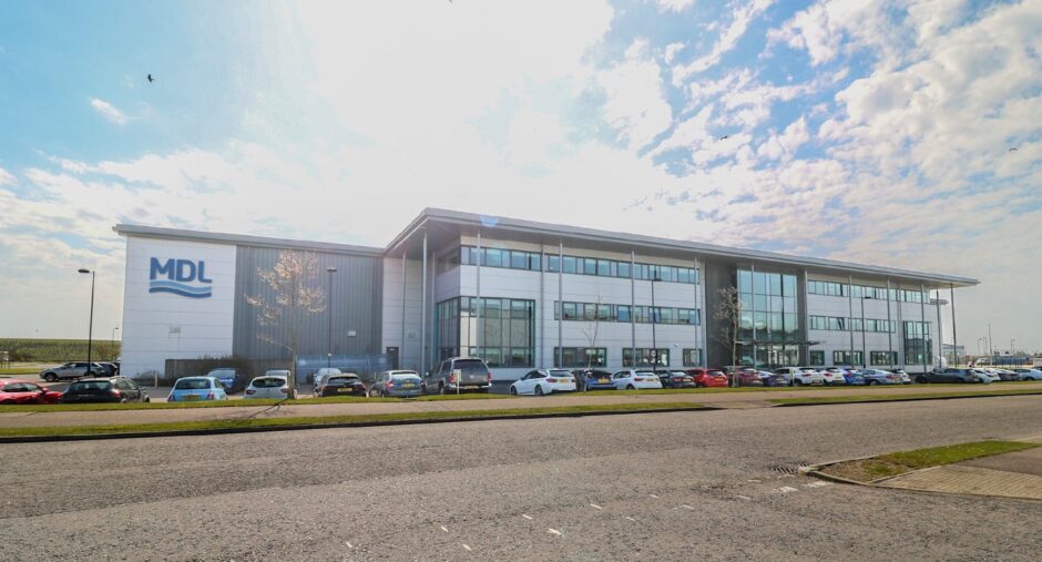 Maritime Developments' headquarters in Aberdeen.