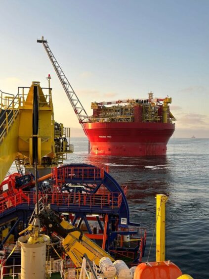 Shell's Penguins FPSO in the North Sea.