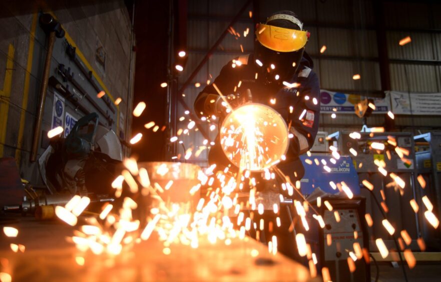 Workers at Star Renewables in Thornliebank