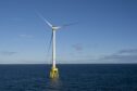 Seagreen offshore wind farm off the coast of Angus in the North Sea.