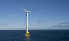 Seagreen offshore wind farm off the coast of Angus in the North Sea.