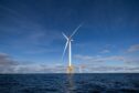 The Beatrice offshore wind farm on the Moray Firth.