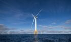 The Beatrice offshore wind farm on the Moray Firth.