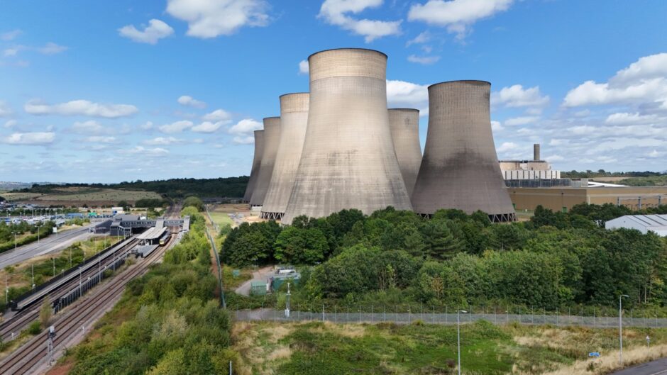 The UK's last remaining coal-fired power station in Ratcliffe-on-Soar. . Nottinghamshire.