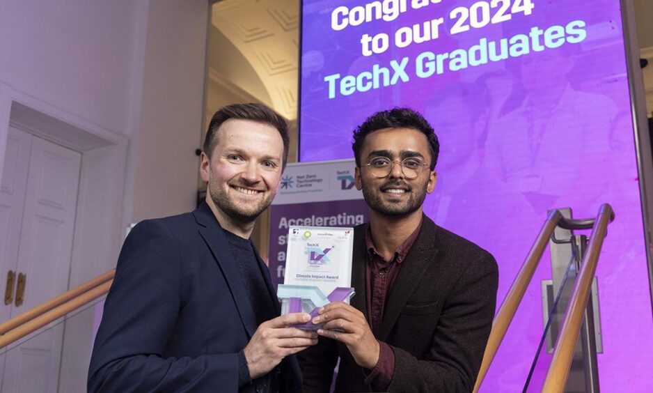 Participants at the 2024 TechX Demo Day hosted by Aberdeen's Net Zero Technology Centre.