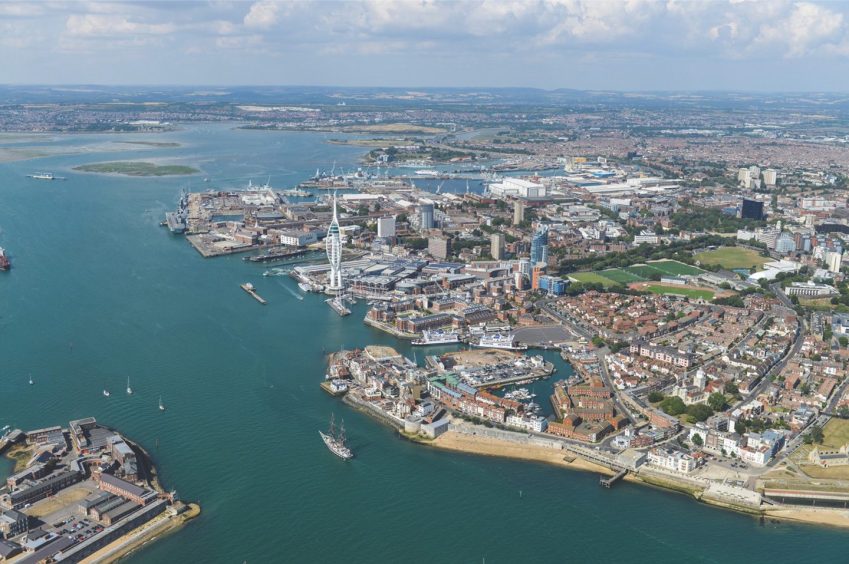 Portsmouth Harbour.