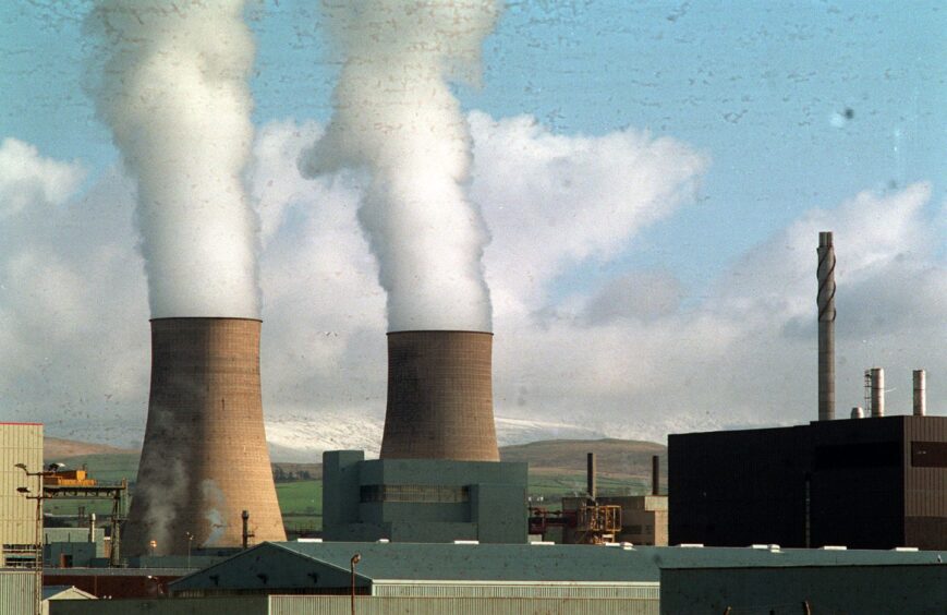 File photo dated 19/2/1990 of Sellafield nuclear processing plant in Cumbria, operated by British Nuclear Fuels Limited.