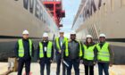 Transoceanic and Ace executives visit Karpowership's Turkish yard.