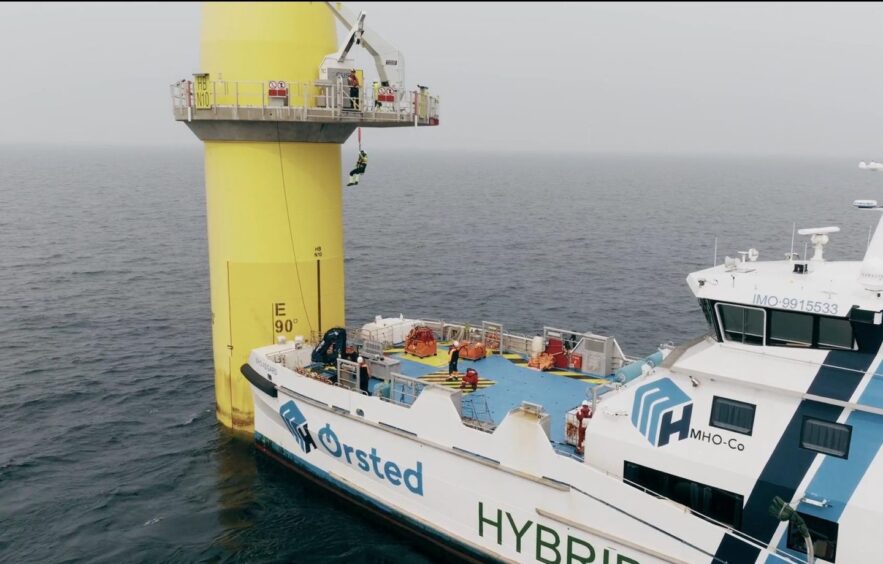 Pict Offshore's GUS system operating on Orsted's Hornsea 2 offshore wind farm.