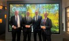 Scottish First Minister John Swinney, second from left, with Highview Power executives including CEO Richard Butland, second from right, in London.