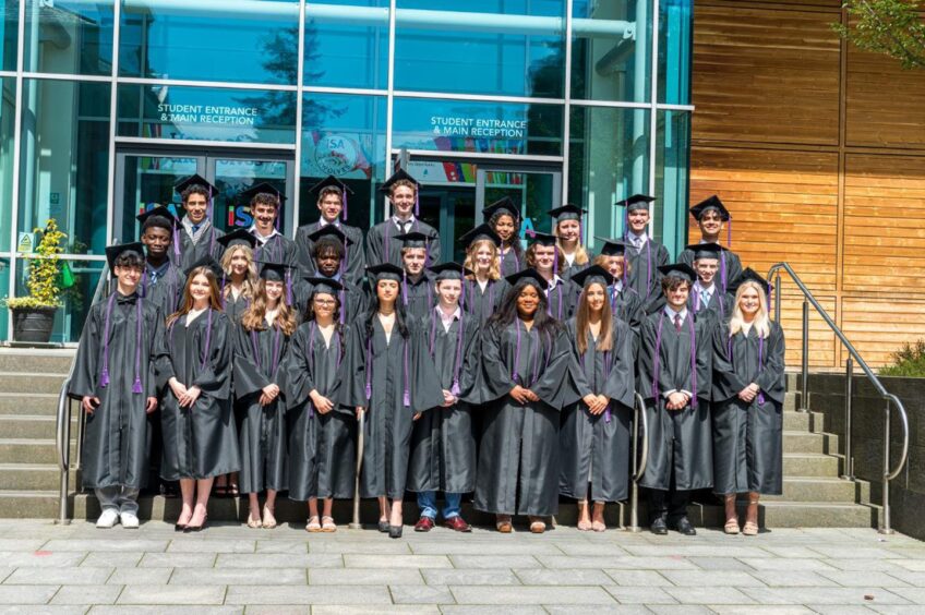 Graduates at ISA.