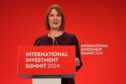 Chancellor of the Exchequer Rachel Reeves makes her keynote speech during the International Investment Summit in London