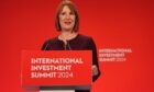 Chancellor of the Exchequer Rachel Reeves makes her keynote speech during the International Investment Summit in London