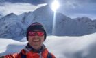 Alan Shand on his journey to Everest base camp in September.