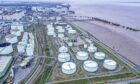 Exolum oil storage tanks at the Port of Immingham.