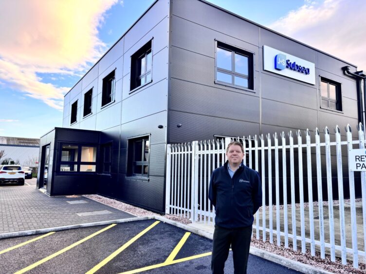 J+S Subsea managing director Phil Reid at the firm's new base in Dyce.