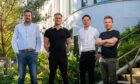 (L-R) Jake Stride, CEO of Rahd AI, Stuart Macleod, Managing Partner at Ventex, Rob Aitken, CFO at Ventex and Steve Gray, Managing Partner at Ventex.