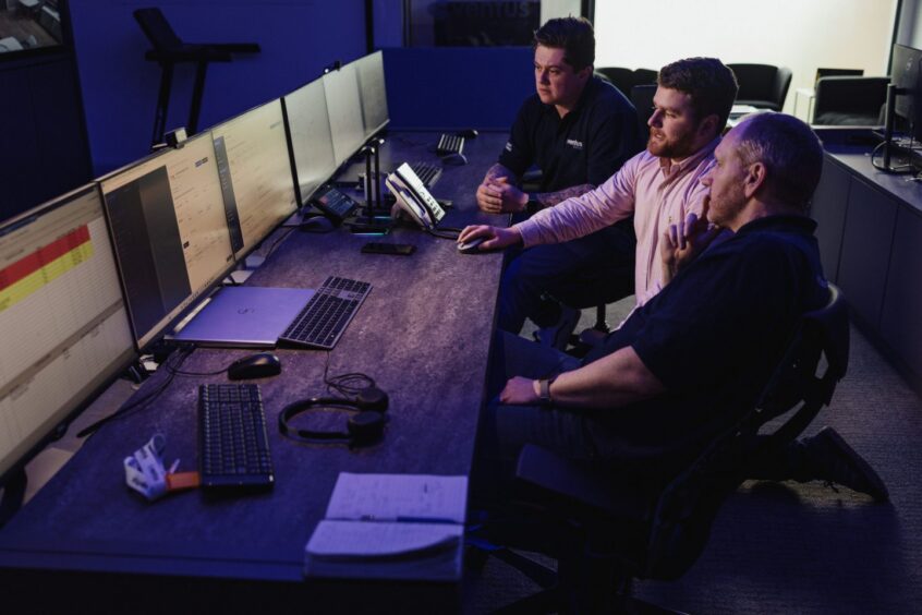 Ventus Energy's control centre in Belfast.