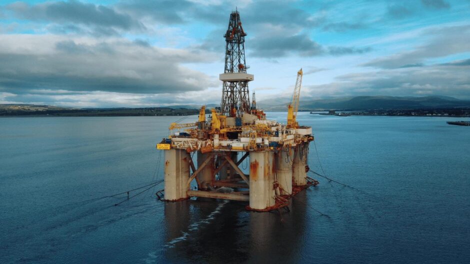 The Well-Safe Defender in Cromarty Firth.