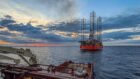 The Well-Safe Protector jack-up rig in the North Sea.