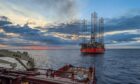 The Well-Safe Protector jack-up rig in the North Sea.