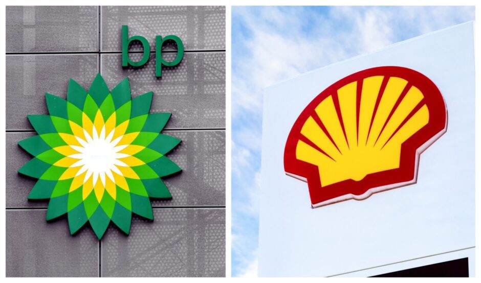 BP and Shell logos.