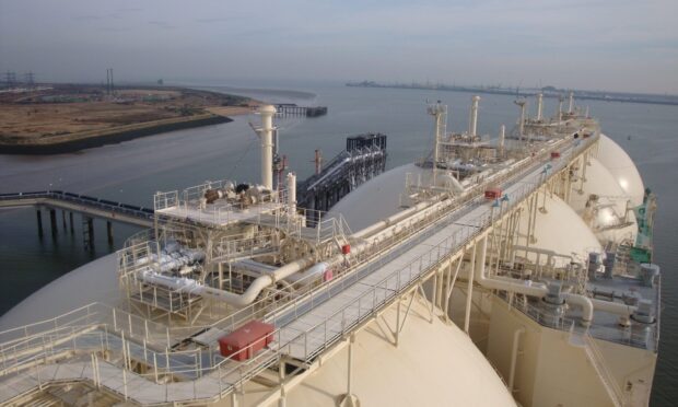 The Grain LNG terminal on the Isle of Grain. Image: National Grid