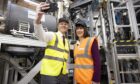 UK Chancellor Rachel Reeves visits the Tokamak Energy facility in Oxfordshire.