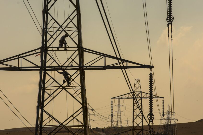 Electricity pylons in South Wales. Image: National Grid