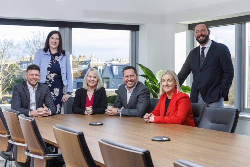 Aberdein Considine's new team of legal experts.