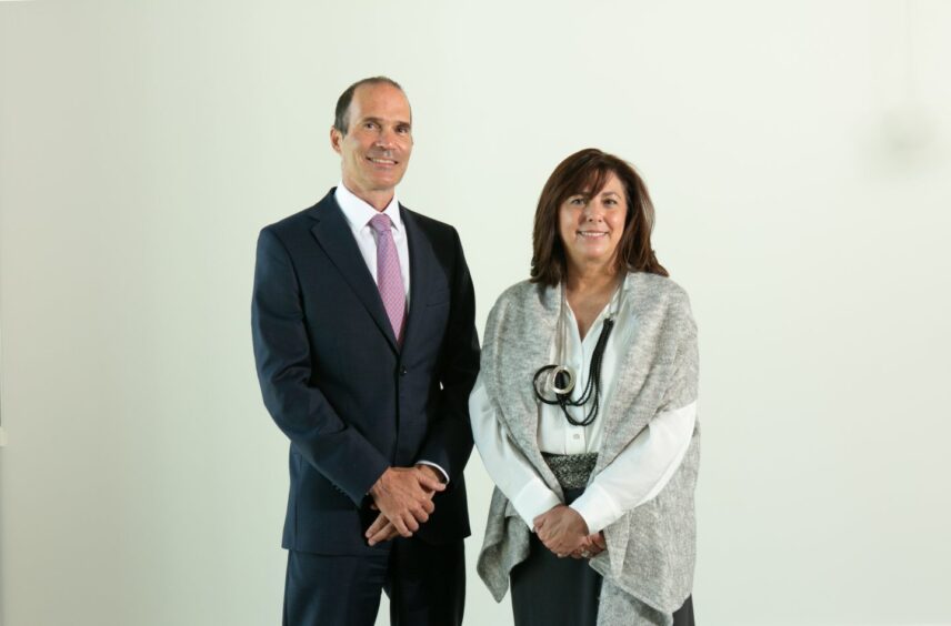 Exolum CEO Jorge Lanza and chairwoman Rosa Garcia. 