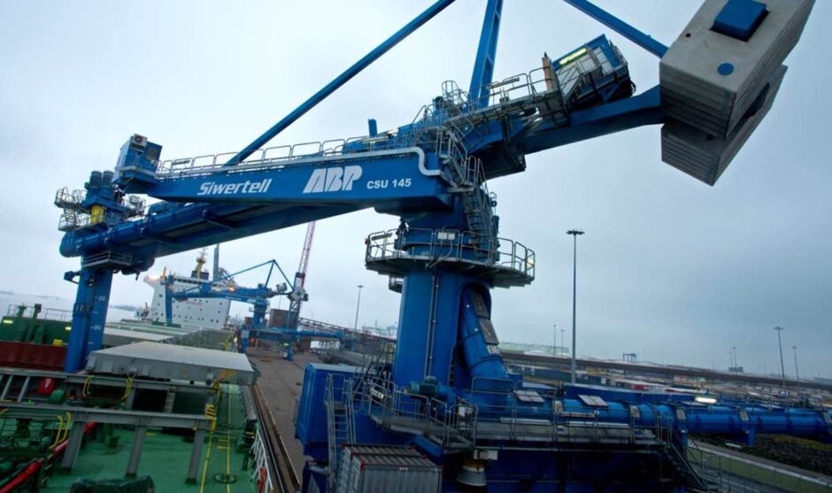 Facilities at Immingham Port.