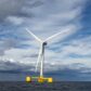 A floating offshore wind turbine, like the kind Flotation Energy and Vargronn will use in their Cenos project.