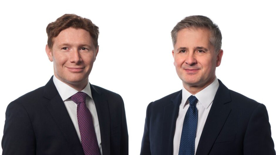 Left to right: King & Spalding partners Dan Giemajner and Matt Hardwick.