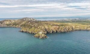 Morlais tidal stream energy project will connect to the national grid and a substation on the shore near Ynys Lawd (South Stack).