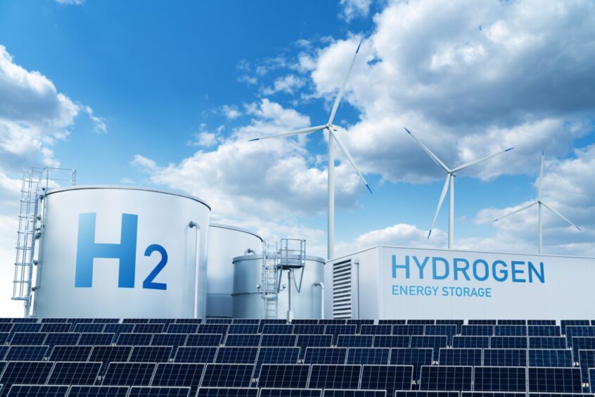 Hydrogen production plant.