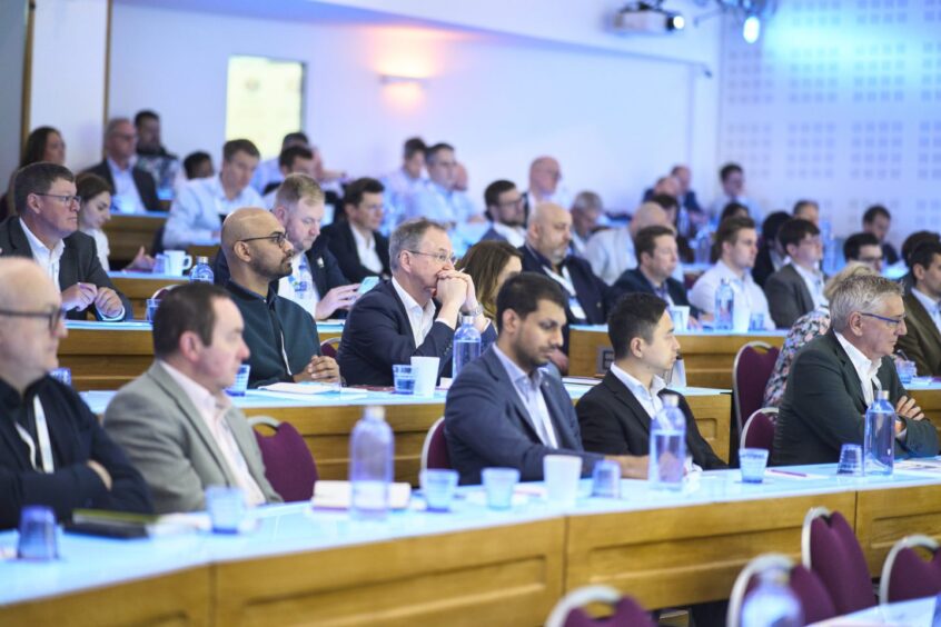 delegates listening at the North Sea Decarbonisation Conference 