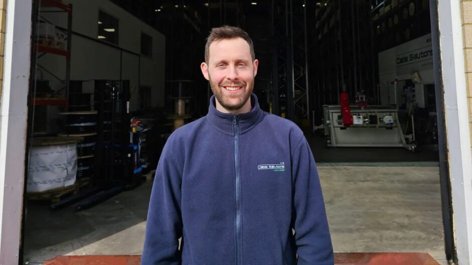Cable Solutions Worldwide business development manager Mikey Fyffe. 