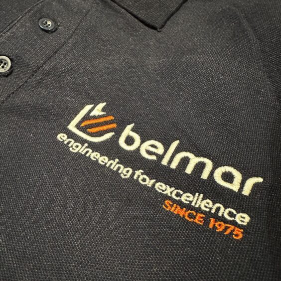 Belmar Engineering polo shirt.
