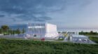 A visualisation of the GE Hitachi BWRX-300 small modular nuclear reactor design.