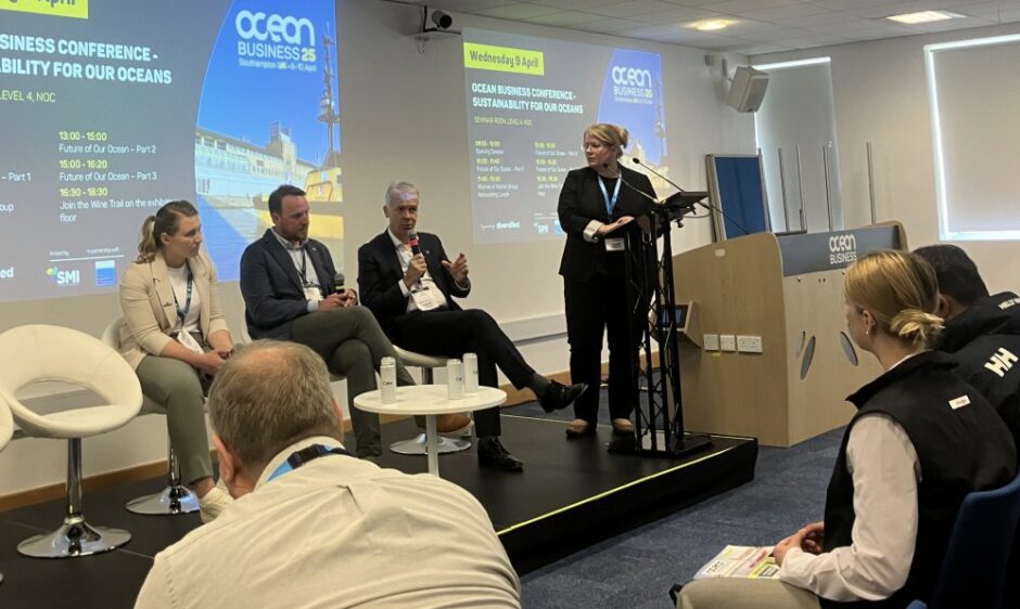 Speakers at the Ocean Business event at the National Oceanography Centre