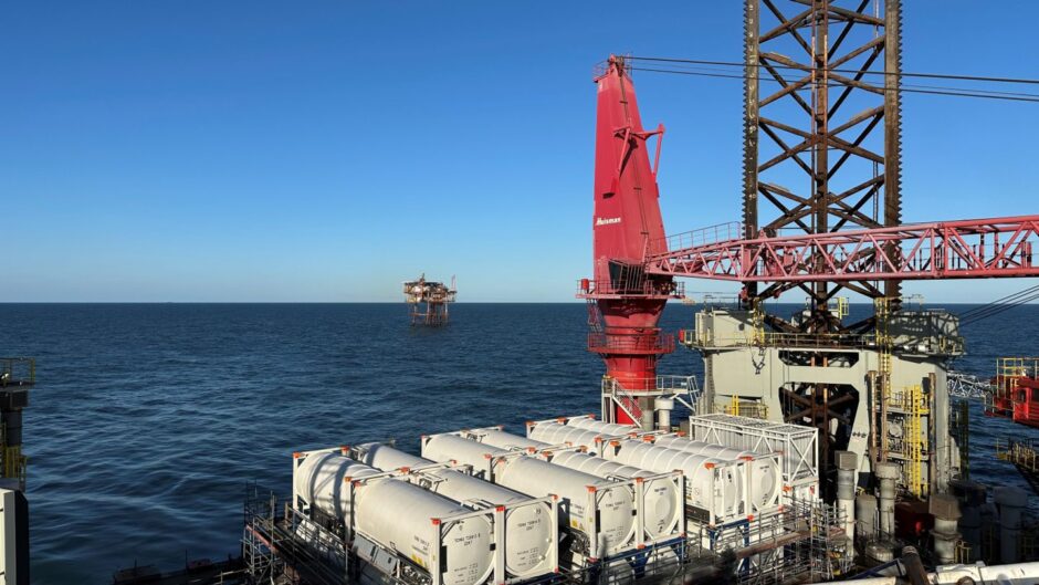 Perenco completes the UK's first CO2 injection at the Poseidon carbon capture storage project.