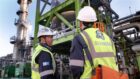 Bilfinger employees working on gas infrastructure.