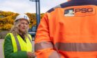 Gillian Martin during a visit to Sarens PSG's Aberdeen base.