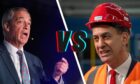 Refrom UK leader Nigel Farage and secretary of state for energy and climate change Ed Miliband being called for a debate on net zero policy.