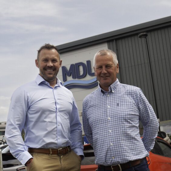 From left, MDL technical director David Hunt and operations director George Mackintosh. 